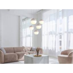 Netlighting Ragusa Cluster Pendant Ceiling Light Matt Sand 5x E27 in Beige - thumbnail 2