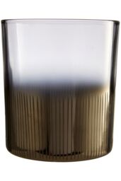 Orsina Complements Glass Tealight Holder in Silver - thumbnail 4