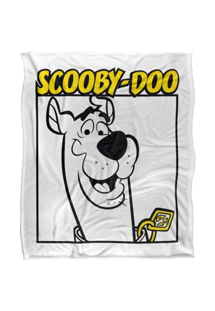 Warner Brothers Scooby Doo Officially Licensed Silky Touch Super Soft Throw Blanket 152 x 127 cm in White - image 1