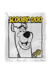 Warner Brothers Scooby Doo Officially Licensed Silky Touch Super Soft Throw Blanket 152 x 127 cm in White - thumbnail 1