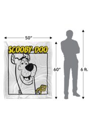 Warner Brothers Scooby Doo Officially Licensed Silky Touch Super Soft Throw Blanket 152 x 127 cm in White - thumbnail 5
