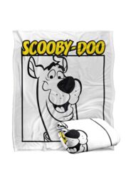 Warner Brothers Scooby Doo Officially Licensed Silky Touch Super Soft Throw Blanket 152 x 127 cm in White - thumbnail 2