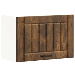 Berkfield Home Kitchen Wall Cabinet Lucca Smoked Oak Engineered Wood in Brown - thumbnail 2