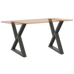 Berkfield Home Dining Table Legs 2 pcs Anthracite 70x(72-73.3) cm Steel - thumbnail 8
