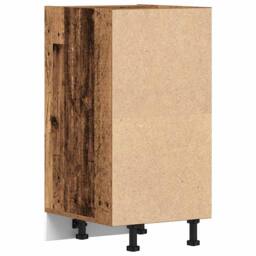 Berkfield Home Durable Bottom Cabinet Old Wood 40x44.5x81.5 cm Engineered Wood in Brown - thumbnail 6