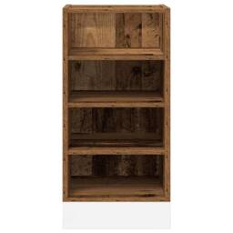 Berkfield Home Durable Bottom Cabinet Old Wood 40x44.5x81.5 cm Engineered Wood in Brown - thumbnail 4