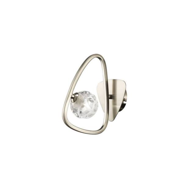 Netlighting Lux Switched Wall Lamp 1 Light G9 Polished Chrome in Grey - image 1