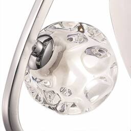 Netlighting Lux Switched Wall Lamp 1 Light G9 Polished Chrome in Grey - thumbnail 5