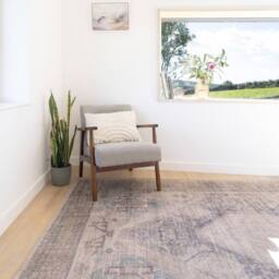 Kukoon Machine Washable Natural Jute Blend Traditional Beige Area Rug - Size: 80 cm x 150 cm - thumbnail 4