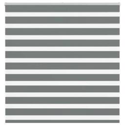 Berkfield Home Elegant Zebra Blind Dark Grey 140x150 cm Fabric Width 135.9 cm Po - thumbnail 2