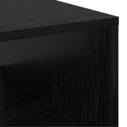Berkfield Home with Storage with Door Black oak Engineered wood - thumbnail 9