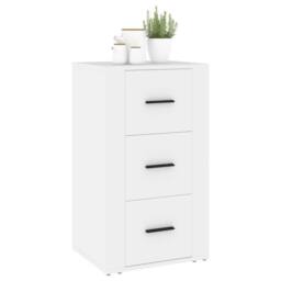 Berkfield Home Sideboard White 40x33x70 cm Engineered Wood - Size: 40 x 33 x 70 cm - thumbnail 8