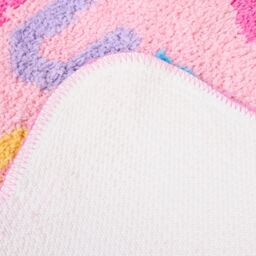 OHS Bath Mat Non Slip Rug Shower Textured Shaggy Bathroom Squeaky Clean in Pink - thumbnail 9