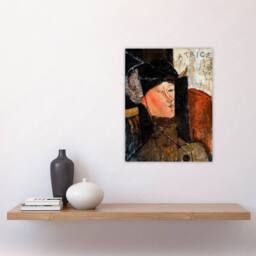 "Artery8 Portrait of Beatrice Hastings Modigliani Vintage Wall Art Print Poster - Size: W18"" x H24""" - thumbnail 4