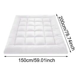 SPETLEK Hotel Quality Mattress Topper 10cm Thick King Size in White - thumbnail 2