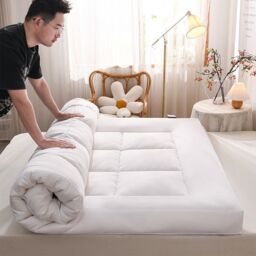 SPETLEK Hotel Quality Mattress Topper 10cm Thick King Size in White - thumbnail 6