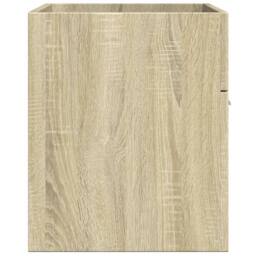 Berkfield Home Sink Cabinet Sonoma Oak 80x38.5x46 cm Engineered Wood in Light Oak - thumbnail 5
