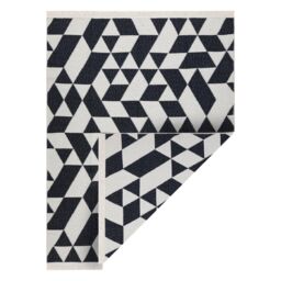 RugsX Twin Rug in Black - Size: 100 cm x 200 cm