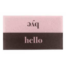 Artsy Mats Pink Hello Bye Doormat - Size: 90 cm x 60 cm - thumbnail 2