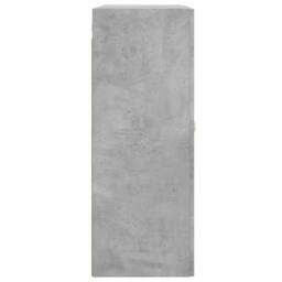 Berkfield Home Wall Mounted Cabinet Concrete Grey 69.5x34x90 cm Engineered Wood - thumbnail 8
