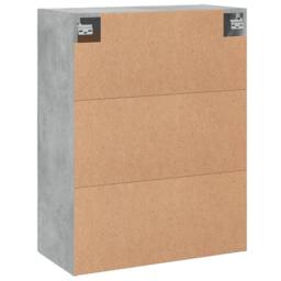 Berkfield Home Wall Mounted Cabinet Concrete Grey 69.5x34x90 cm Engineered Wood - thumbnail 9
