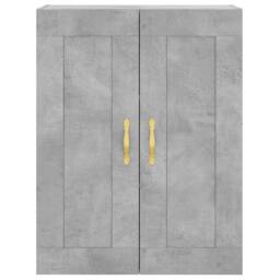 Berkfield Home Wall Mounted Cabinet Concrete Grey 69.5x34x90 cm Engineered Wood - thumbnail 7