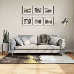 Berkfield Home Rug Washable Multicolour 120x180 cm Anti Slip - Size: 100 cm diameter - thumbnail 2