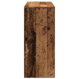 Berkfield Home Sideboard Old Wood 102x33x75 cm Engineered Wood in Brown - Size: 102 x 33 x 75 cm - thumbnail 5