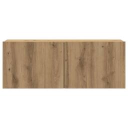 Berkfield Home Classic 7 Piece TV Cabinet Set Wall-mounted Artisan Oak Engineere in Brown - thumbnail 5