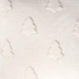 OHS 2 Pack Tufted Winter Tree Sherpa Cushion Covers in Cream - Size: 45 cm x 45 cm - thumbnail 3