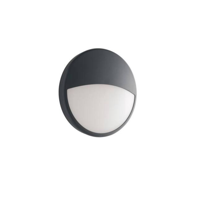 Netlighting EVER LED Outdoor Flush Anthracite IP65 2300lm 4000K 30x8cm in Dark Grey - Size: 30x8 cm
