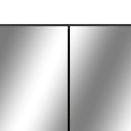 Berkfield Home LED Bathroom Mirror Cabinet Black 80x15x60 cm MDF - Size: 80 x 15 x 60 cm - thumbnail 6