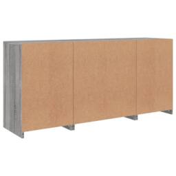 Berkfield Home Sideboard with LED Lights Grey Sonoma 142.5x37x67 cm - thumbnail 8