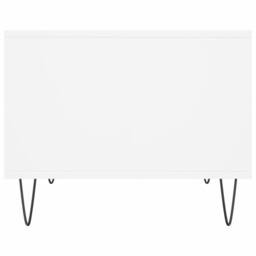 Berkfield Home Decorative Coffee Table White 60x50x40 cm Engineered Wood - Size: 60 x 50 x 40 cm - thumbnail 5