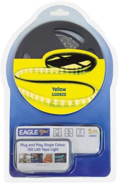 Eagle Tape Light Kit 12V 5M Yellow - image 1