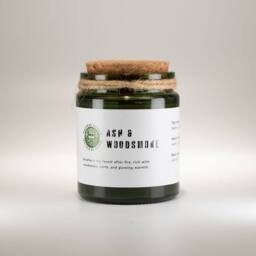 Serenityy Ash & Woodsmoke Woodwick Soy Candle - Green Glass, 26h - Size: 0.5m x 1m - thumbnail 2