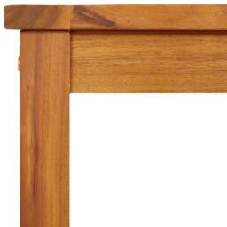 Berkfield Home Garden Bench 80x35x45 cm Solid Wood Acacia in Brown - Size: 80 x 35 x 45 cm - thumbnail 6