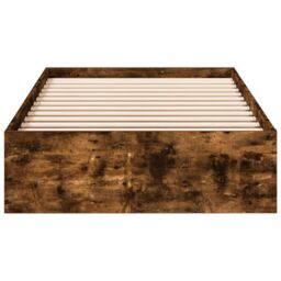 Berkfield Home Bed Frame with Drawers without Mattress Smoked Oak 75x190 cm Small Single in Brown - thumbnail 4