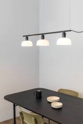 Netlighting Tatawin Lineal Small White Lineal Dome Pendant Lamp - thumbnail 2
