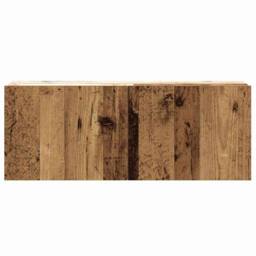 Berkfield Home 3 Piece TV Cabinet Set Wall-mounted Old Wood Engineered Wood in Brown - thumbnail 5