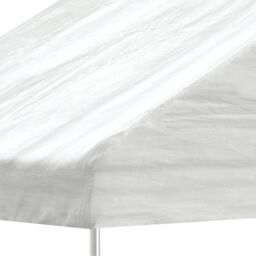 Berkfield Home Gazebo with Roof White 4.46x2.28x2.69 m Polyethylene - thumbnail 4