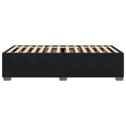 Berkfield Home Bed Frame without Mattress Black 90x190 cm Single Velvet - thumbnail 5