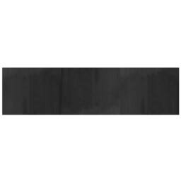 Berkfield Home Rug Rectangular Grey 80x300 cm Bamboo in Black - Size: Medium