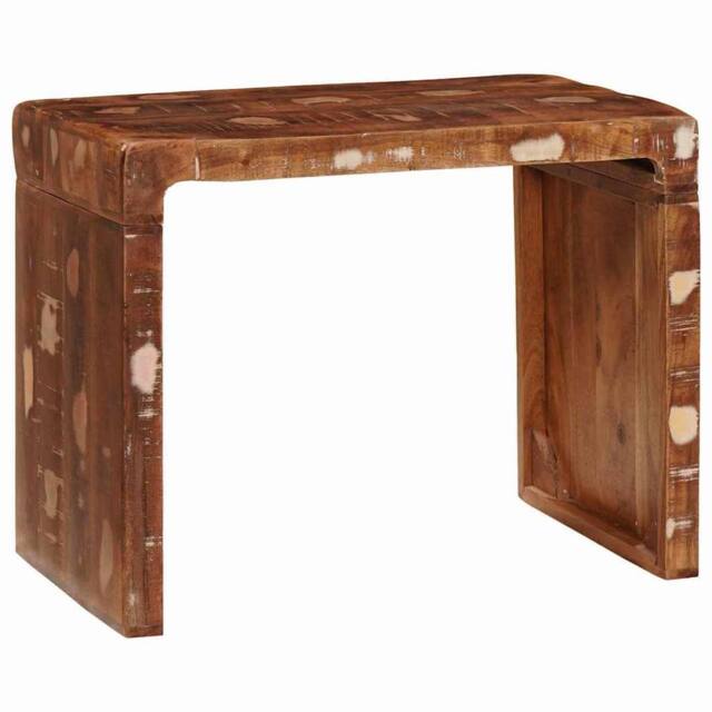 Berkfield Home End Table Solid reclaimed wood - image 1