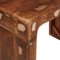 Berkfield Home End Table Solid reclaimed wood - thumbnail 7