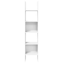 Berkfield Home Modern Book Cabinet White 40x35x180 cm Engineered Wood - Size: 40 x 35 x 180 cm - thumbnail 5