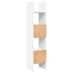 Berkfield Home Modern Book Cabinet White 40x35x180 cm Engineered Wood - Size: 40 x 35 x 180 cm - thumbnail 7