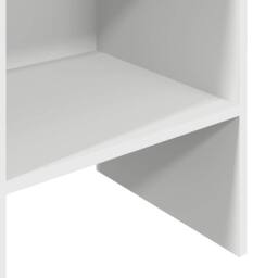 Berkfield Home Modern Book Cabinet White 40x35x180 cm Engineered Wood - Size: 40 x 35 x 180 cm - thumbnail 8