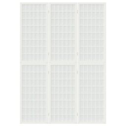Berkfield Home Folding 3-Panel Room Divider Japanese Style 120x170 cm White - thumbnail 3