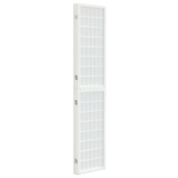 Berkfield Home Folding 3-Panel Room Divider Japanese Style 120x170 cm White - thumbnail 4
